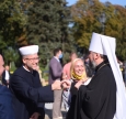 Муфтий Саид Исмагилов на открытии нового фонтана в парке «Владимирская горка»